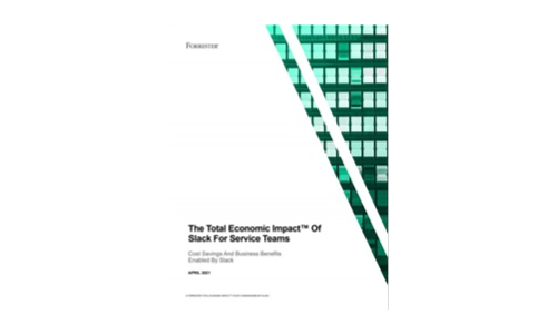 Introducción al nuevo estudio de Forrester: el impacto económico total de Slack para los equipos de servicio